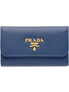 Prada Keyholder Wallet - Blue