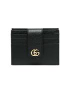 Gucci Black Gg Marmont Leather Cardholder