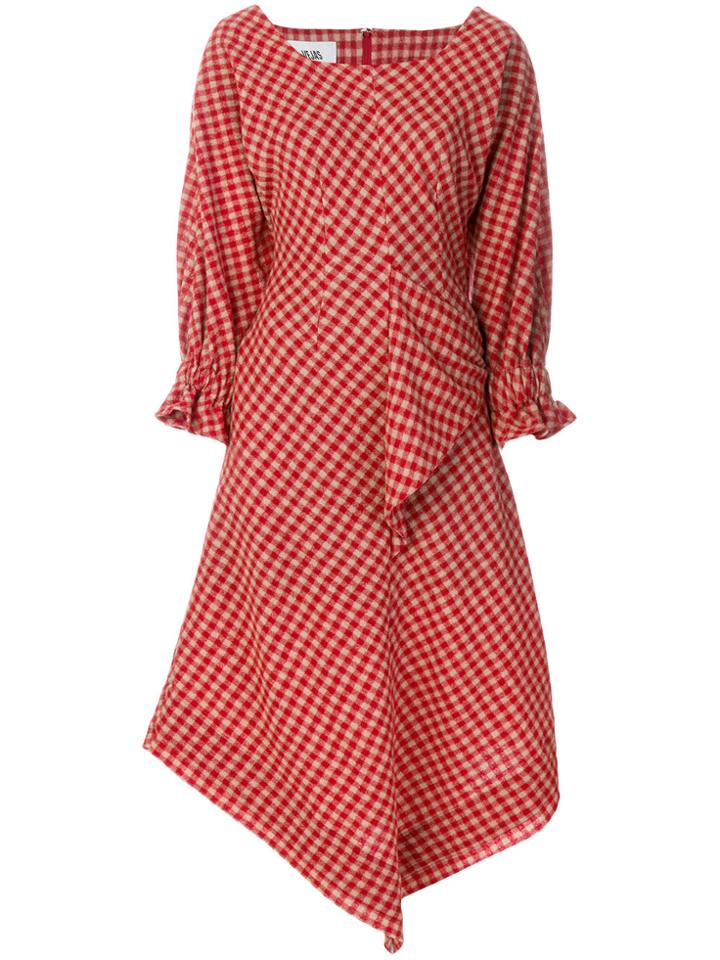 Vejas Checkered Picnic Dress