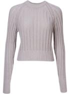 En Route Wide Rib Sweater, Women's, Grey, Cotton/acrylic