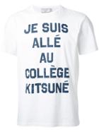 Maison Kitsuné Je Suis T-shirt, Men's, Size: Medium, White, Cotton
