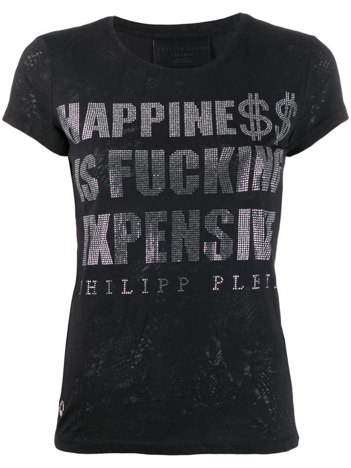 Philipp Plein Crystal T-shirt - Black