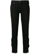 7 For All Mankind Distressed Effect Jeans - Black