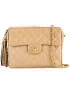 Chanel Vintage Cc Fringe Shoulder Bag - Nude & Neutrals