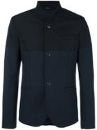Matiéres Colour Block Military Jacket - Blue