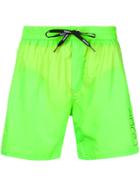 Diesel Drawstring Waist Beach Shorts - Green