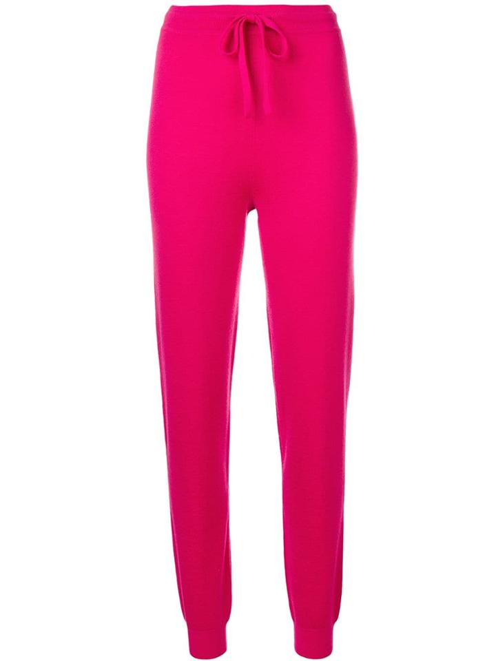 Pringle Of Scotland Drawstring Joggers - Pink