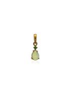 Jessie Western Tsavorite Gemstone Teardrop Pendant - Yellow & Orange