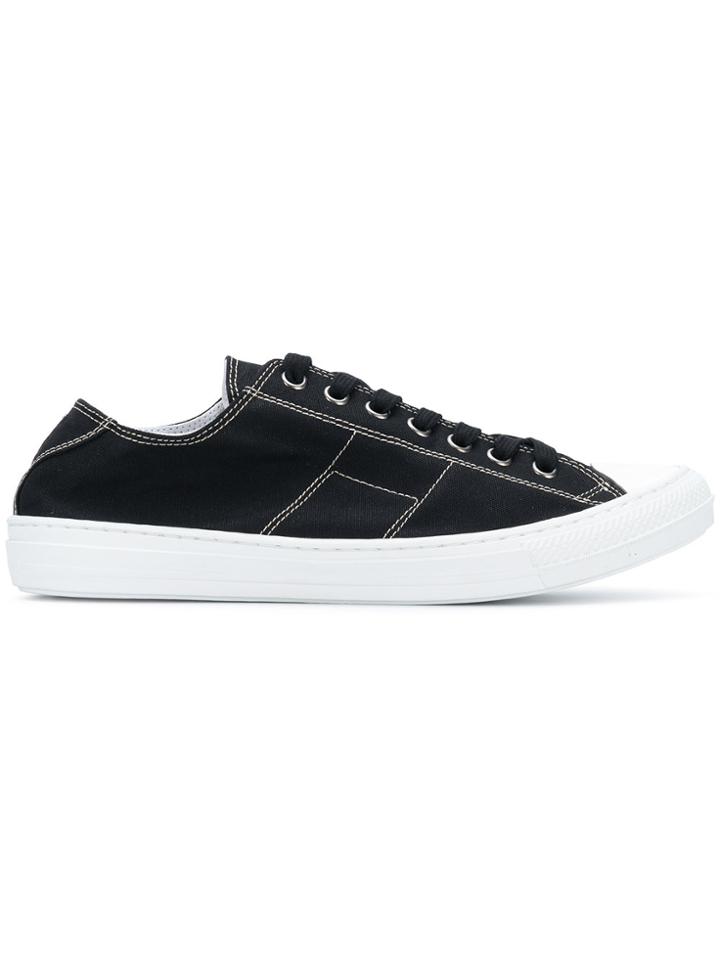 Maison Margiela Contrast Low-top Sneakers - Black
