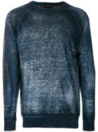Avant Toi Faded Sweater - Blue