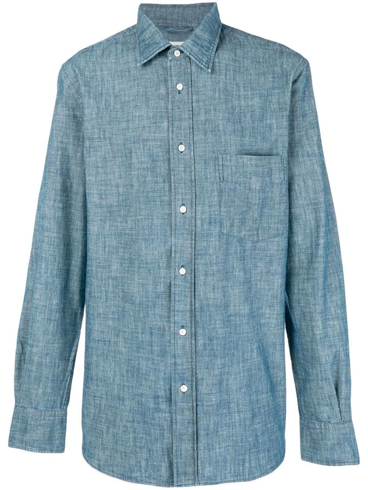 Aspesi Breast Pocket Shirt - Blue