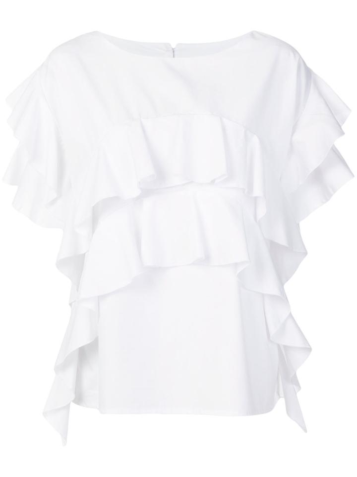 Milla Milla Ruffle Tiered Blouse - White