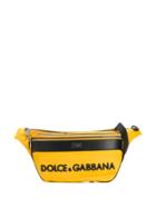 Dolce & Gabbana Oversized Logo Belt Bag - Yellow