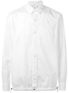 Sacai Drawstring Pull Shirt Jacket, Men's, Size: 3, White, Cotton/polyester