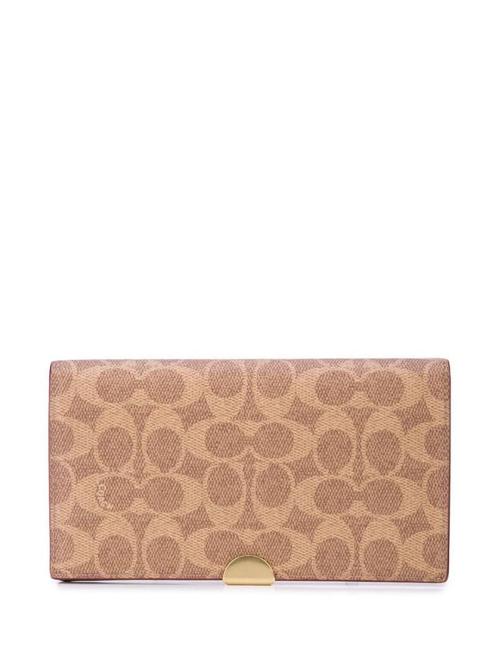 Coach Signature Dream Wallet - Brown