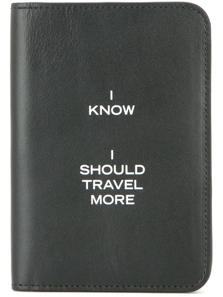 Ports V I Should Travel More Wallet - Black