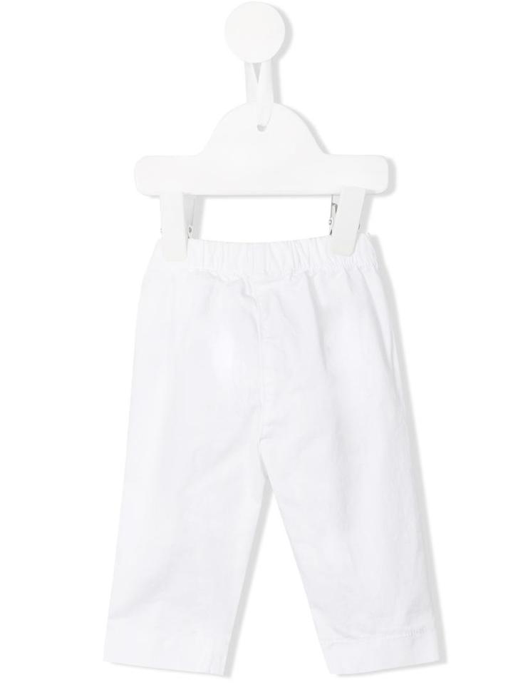 Il Gufo - Classic Chino Trousers - Kids - Cotton/elastodiene - 12 Mth, White