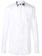 Dolce & Gabbana Logo Label Collar Shirt - White