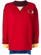 Marni Colour Block Sweatshirt - Red