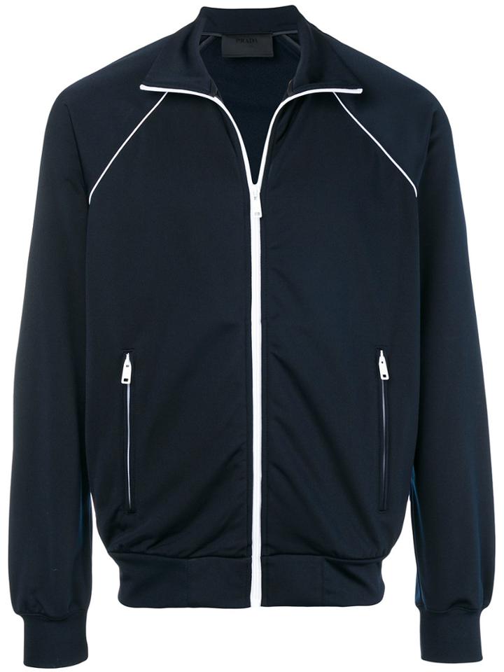 Prada Zip-up Sport Jacket - Blue