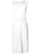 Agnona Classic Pencil Dress - White