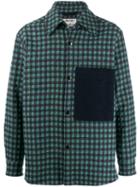 Acne Studios Relaxed Fit Checked Overshirt - Green