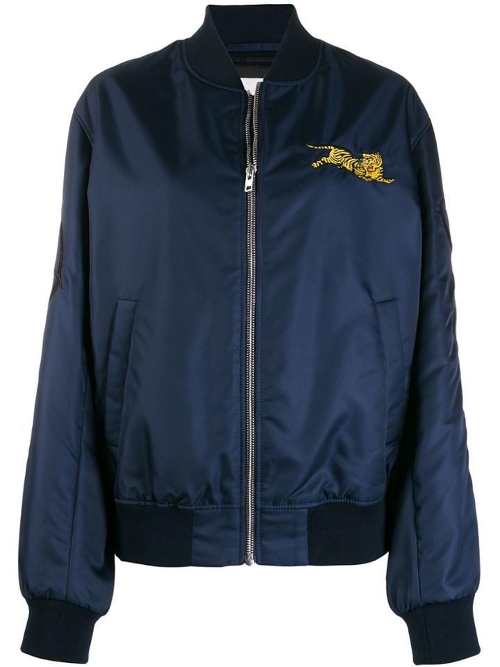 Kenzo Jumper Tiger Bomber Jacket - Blue