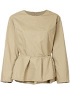 Lanvin Handkerchief Neck Blouse - Nude & Neutrals