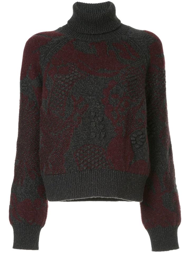 Barrie Turtle Neck Jumper - Grey