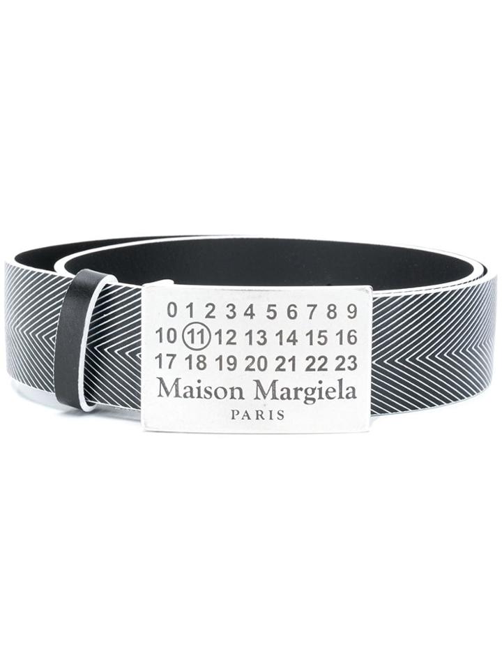 Maison Margiela Logo Belt - Black