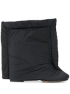 Mm6 Maison Margiela Padded Covered Boots - Black