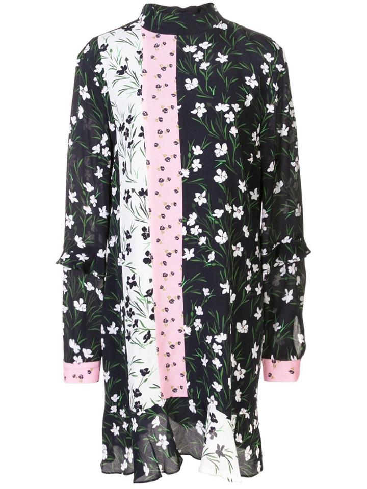 Nicole Miller Floral Print Mini Dress - Multicolour