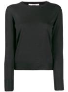 Roberto Collina Round Neck Knitted Top - Black