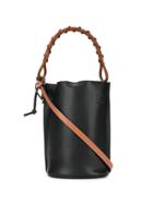Loewe Spiral Handle Bucket Bag - Black