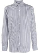 Barba Striped Long-sleeved Shirt - Blue