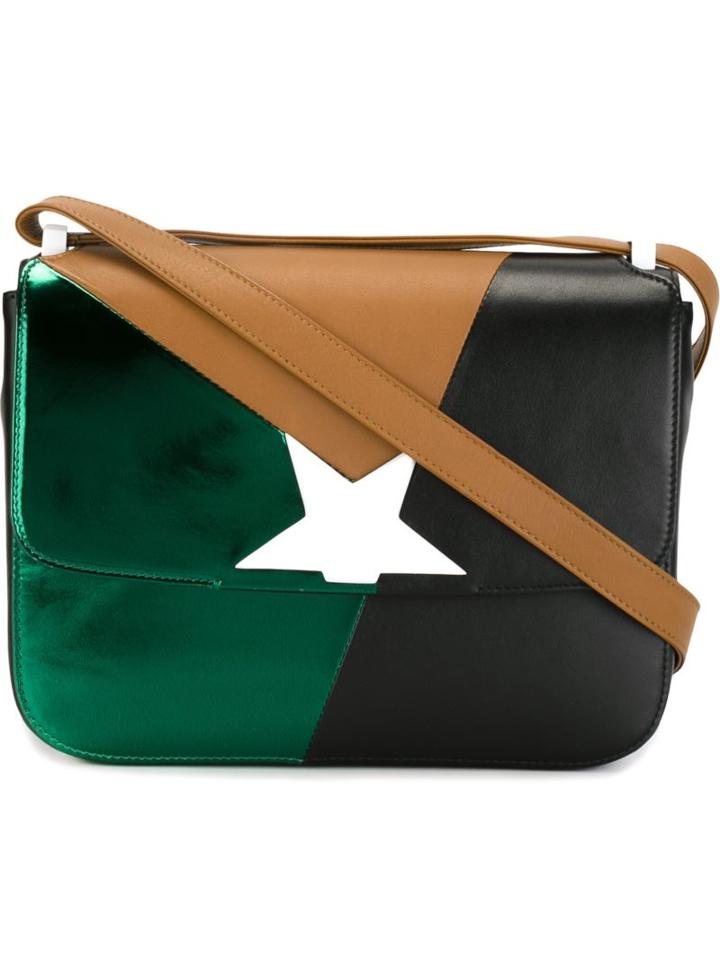 Golden Goose Deluxe Brand Vedette Shoulder Bag, Women's, Black, Calf Leather