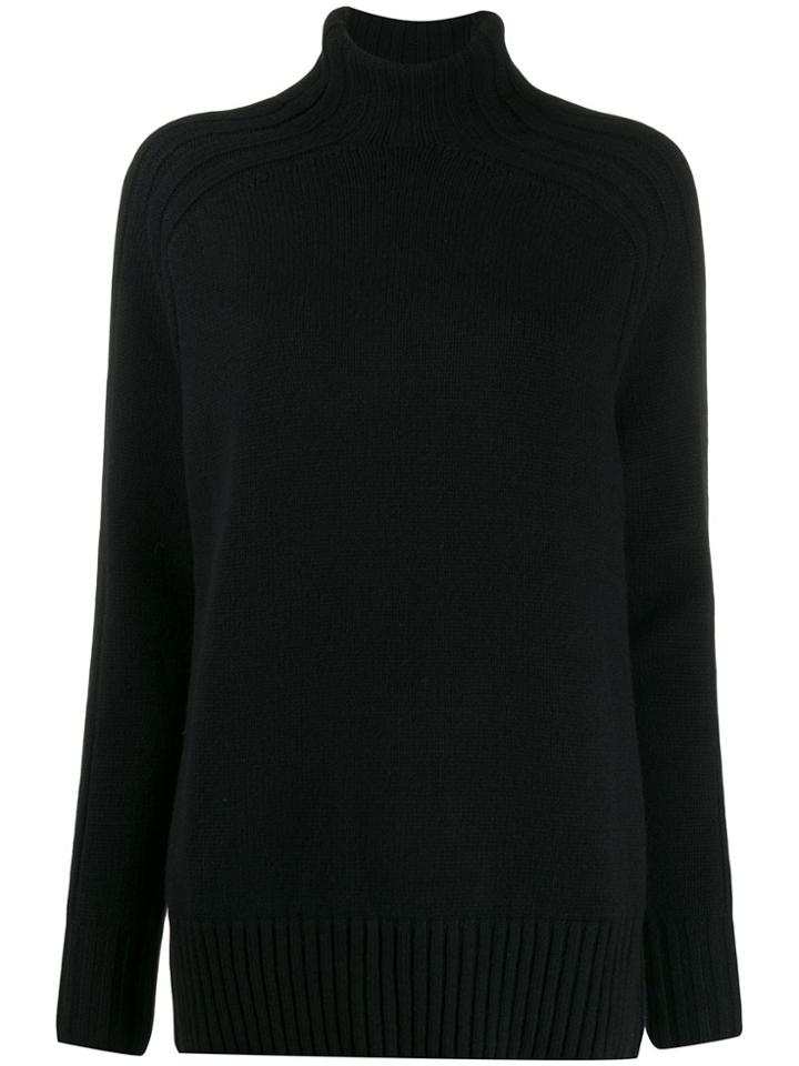 Polo Ralph Lauren Relaxed-fit Roll-neck Jumper - Black