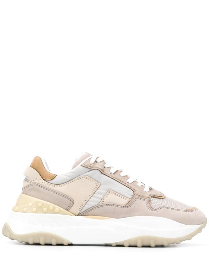 Tod's Colour Blocked Sneakers - White