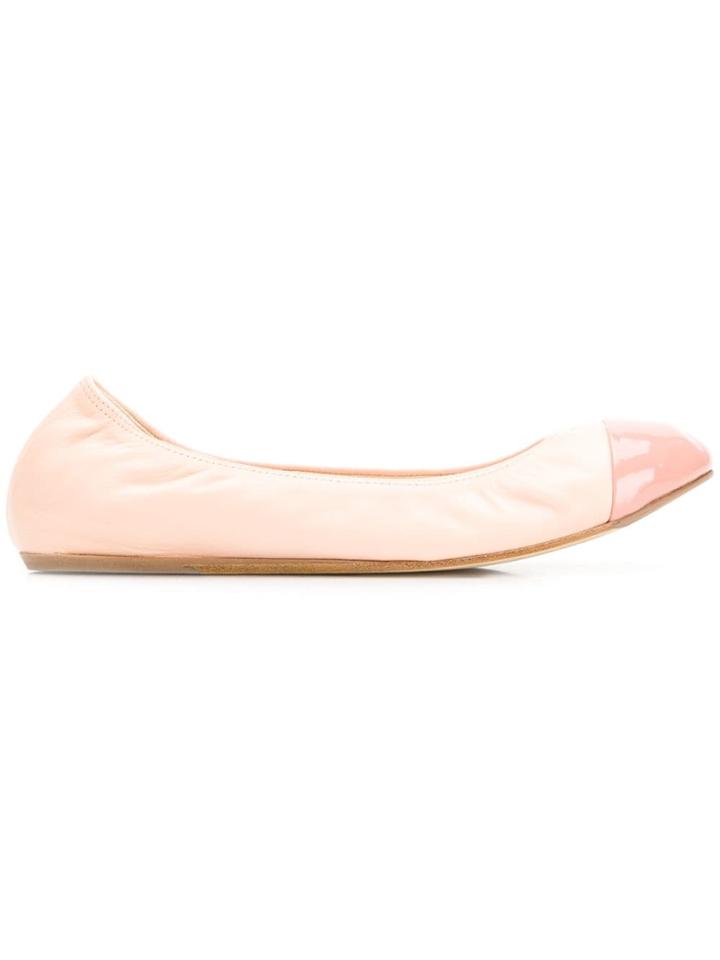 Lanvin Elasticated Ballerinas - Pink