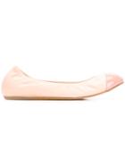 Lanvin Elasticated Ballerinas - Pink