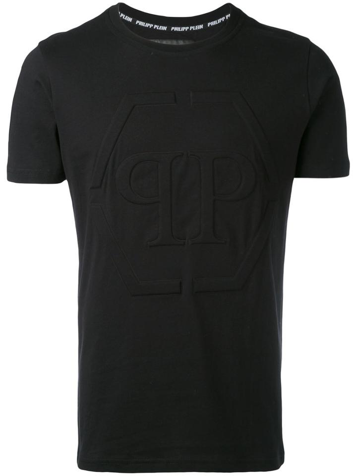 Philipp Plein - Embossed Logo T-shirt - Men - Cotton - Xxl, Black, Cotton
