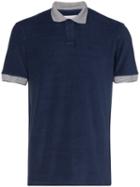 Orlebar Brown Ob Ss Jarrett Clsc Polo W Strp Dtls Nvy - Blue