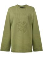 Fenty X Puma - Long Sleeved Graphic Sweatshirt - Women - Cotton/nylon - S, Green, Cotton/nylon
