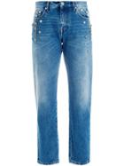 Msgm Cropped Jeans - Blue