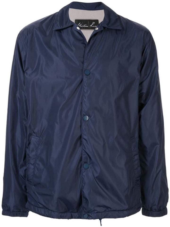 Martine Rose Snap Button Jacket - Blue