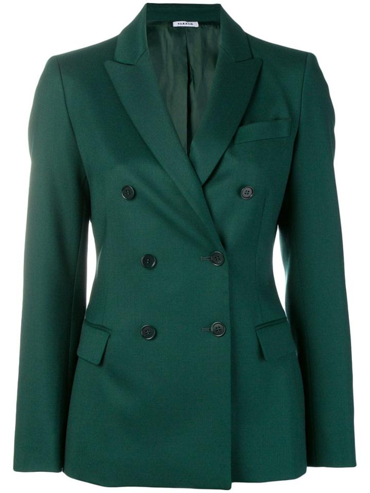 P.a.r.o.s.h. Classic Buttoned Blazer - Green