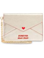 Miu Miu Madras Love Envelope Wallet - Gold