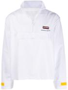 Andrea Crews Logo Zip Up Jacket - White