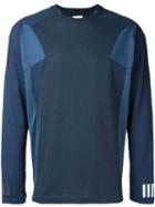 Adidas Originals Two-tone Sweatshirt, Men's, Size: M, Blue, Cotton/polyester