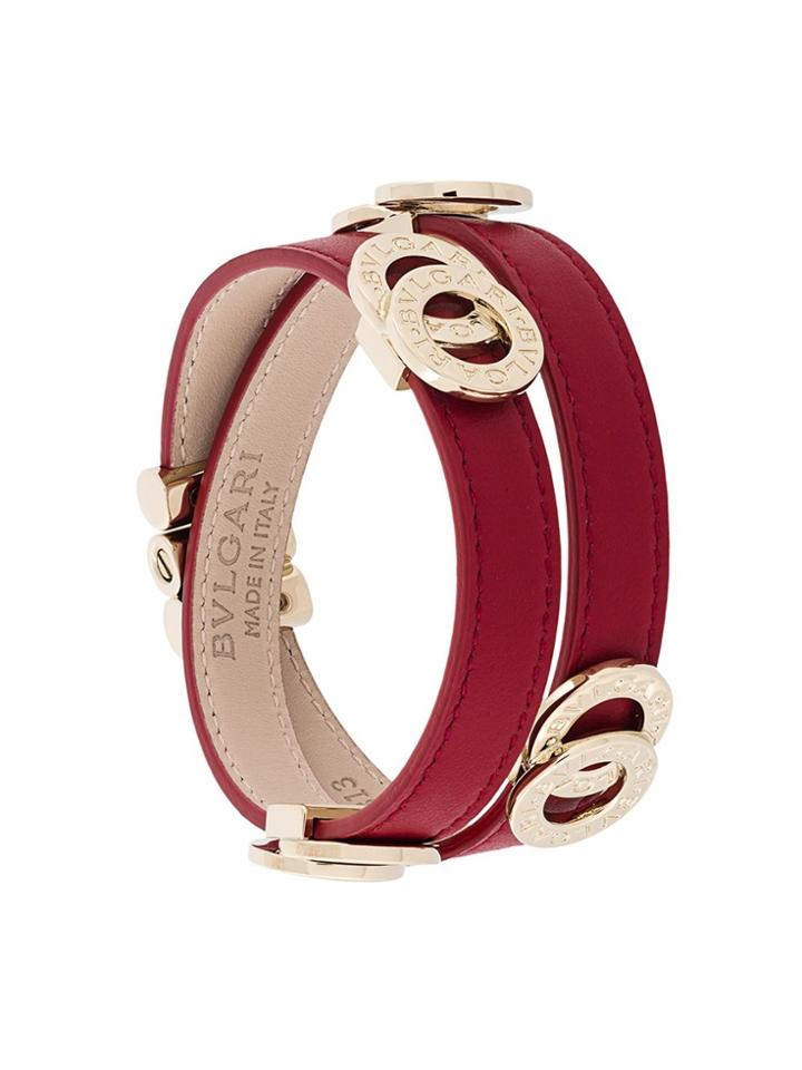Bulgari Circular Double Bracelet - Red